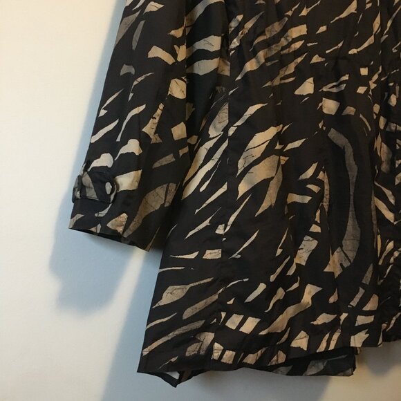 Alfani Abstract Animal Print Collared Jacket - Picture 8 of 13